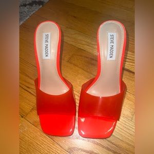 Steve Madden Signal Red Heels